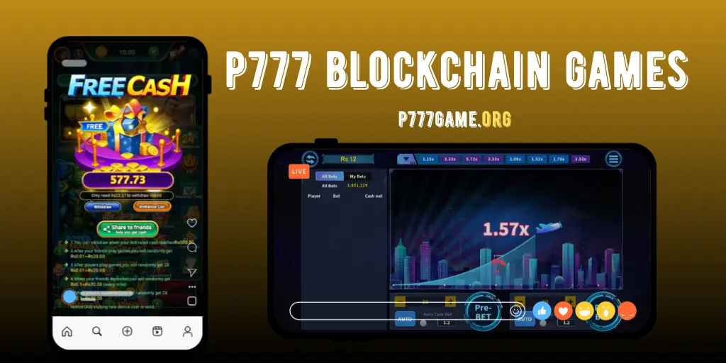 p777 blockchain games
