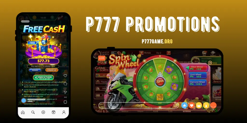 p777 game bonuses and rewards