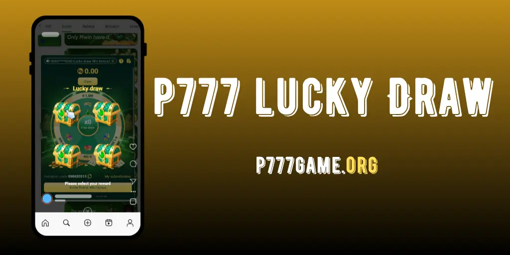 p777 lucky draw bonus
